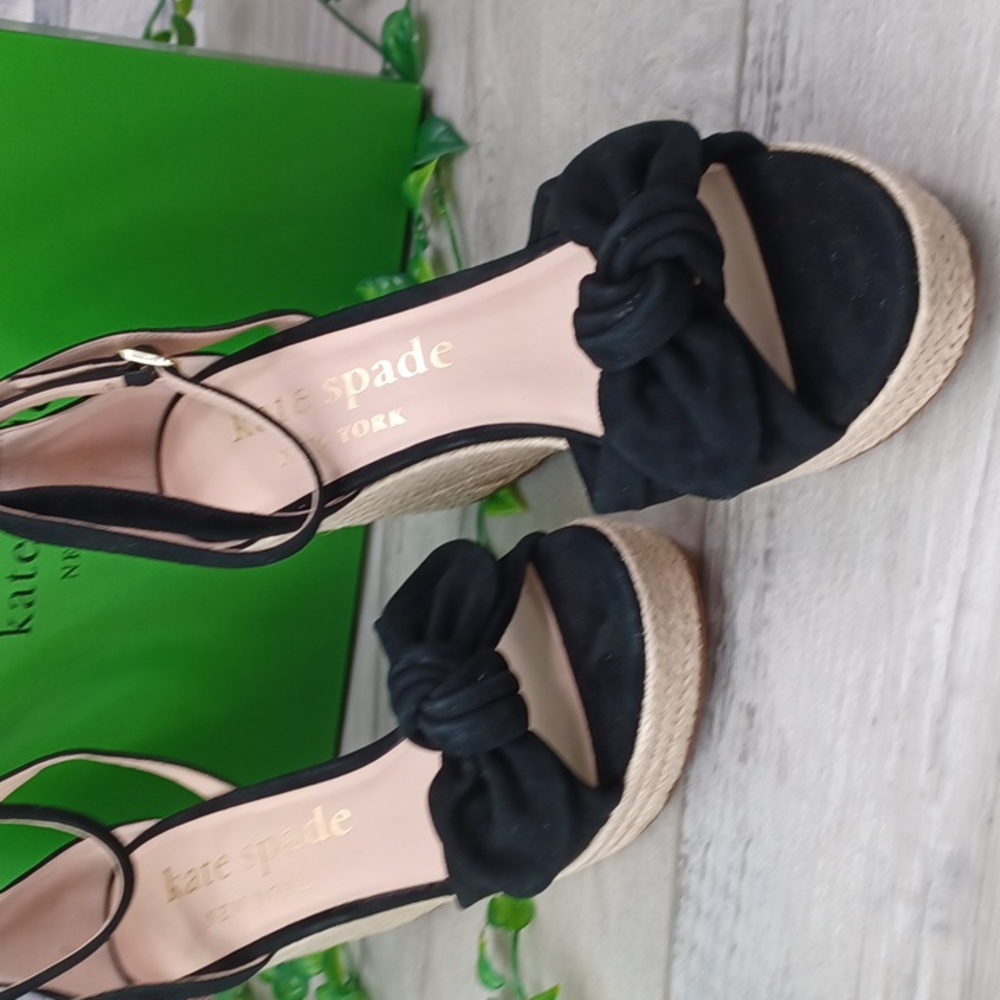 Kate Spade Tianna Espadrille Wedge Sandals NIB - Picture 4 of 9